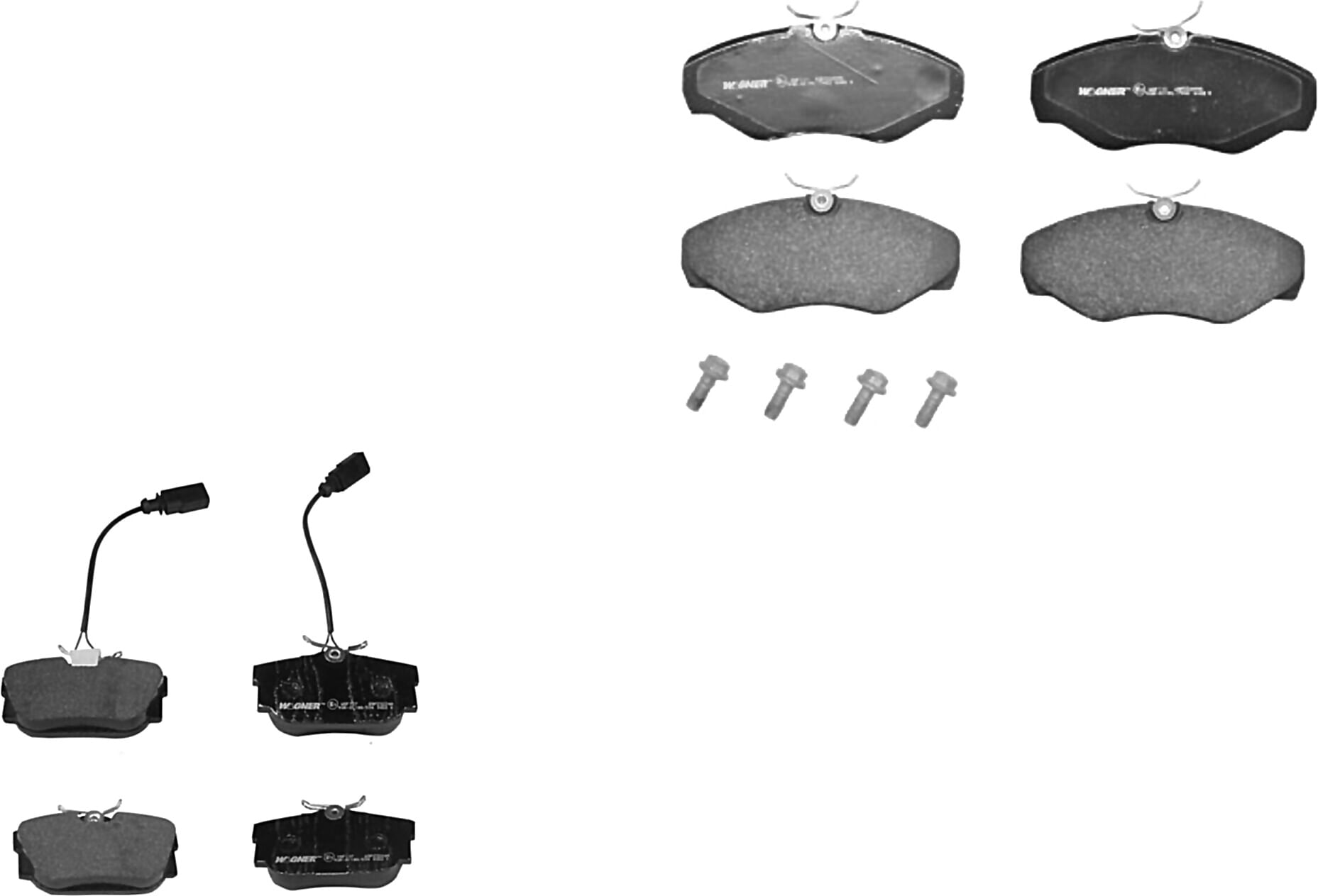 Kit De Balatas Semimetalicas Delanteras Y Traseras