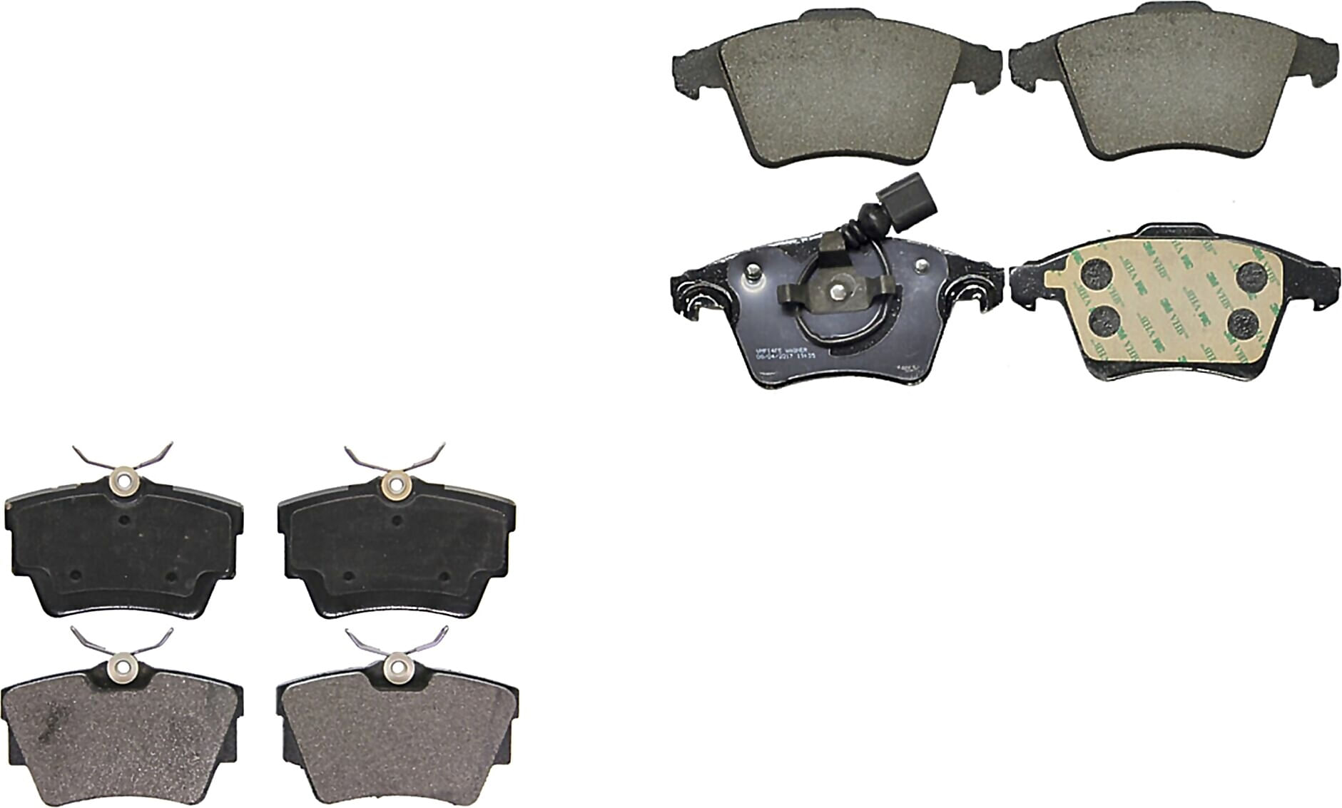 Kit De Balatas Semimetalicas Delanteras Y Traseras