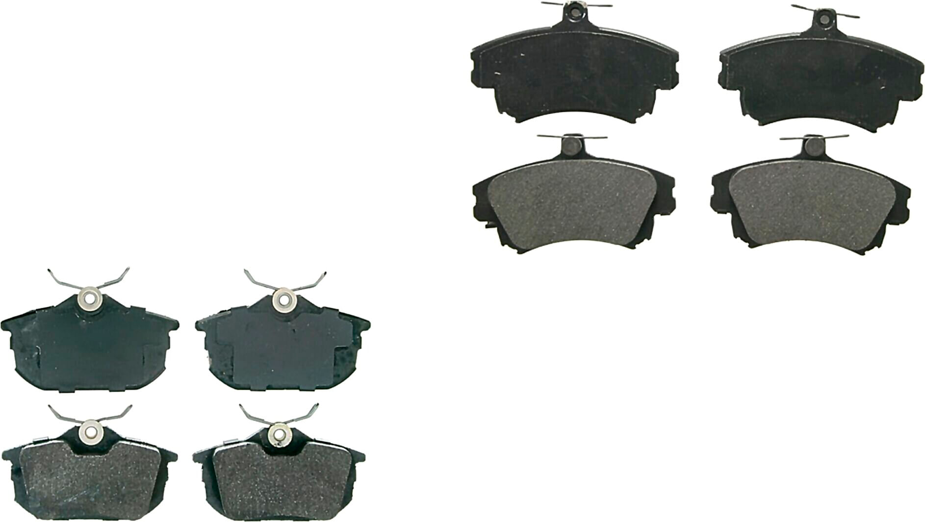 Kit De Balatas Semimetalicas Delanteras Y Traseras