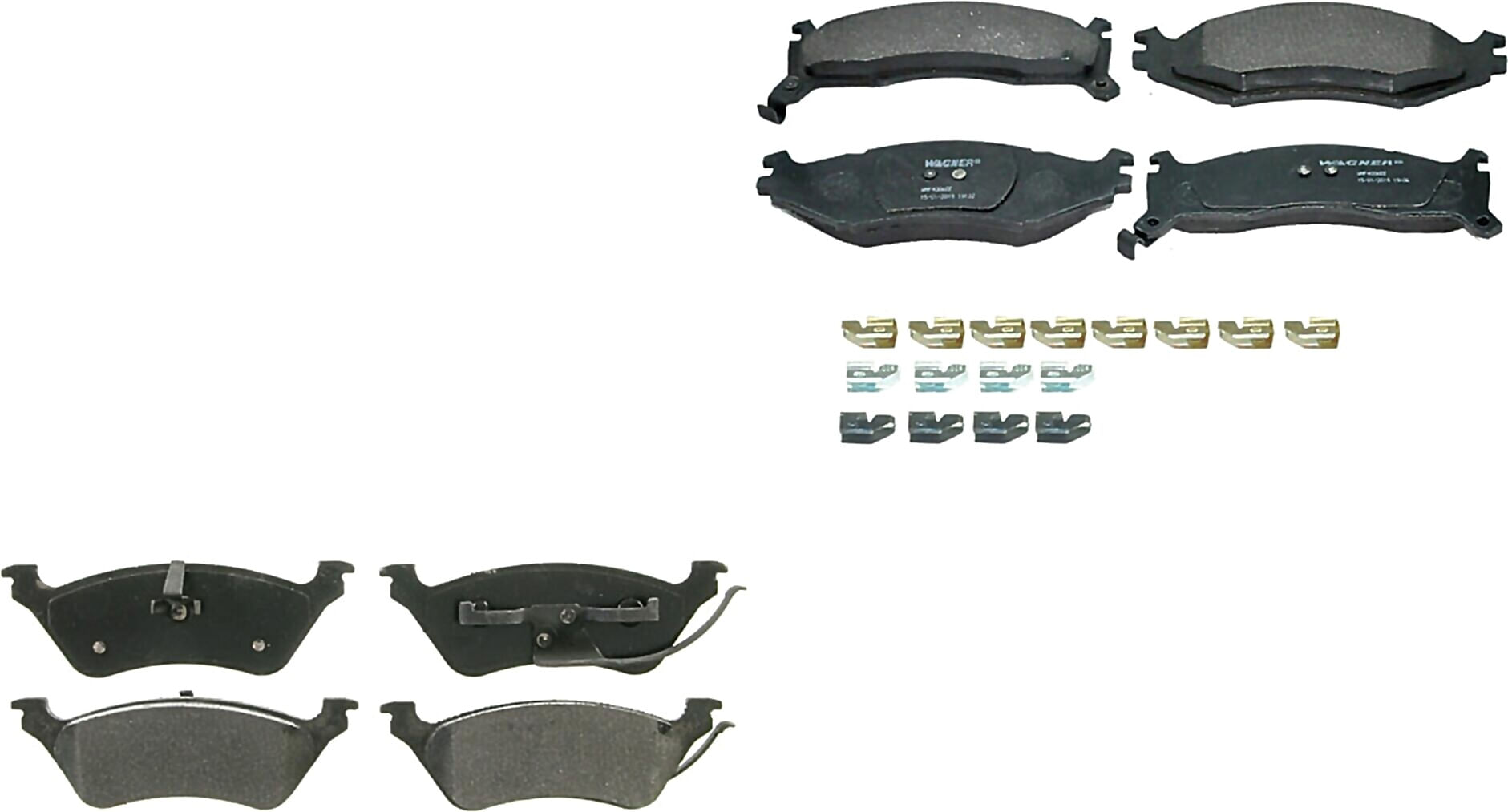 Kit De Balatas Semimetalicas Delanteras Y Traseras