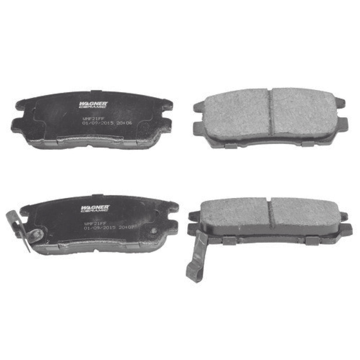 Balatas Ceramicas Traseras