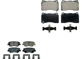 Kit De Balatas Ceramicas Delanteras Y Traseras