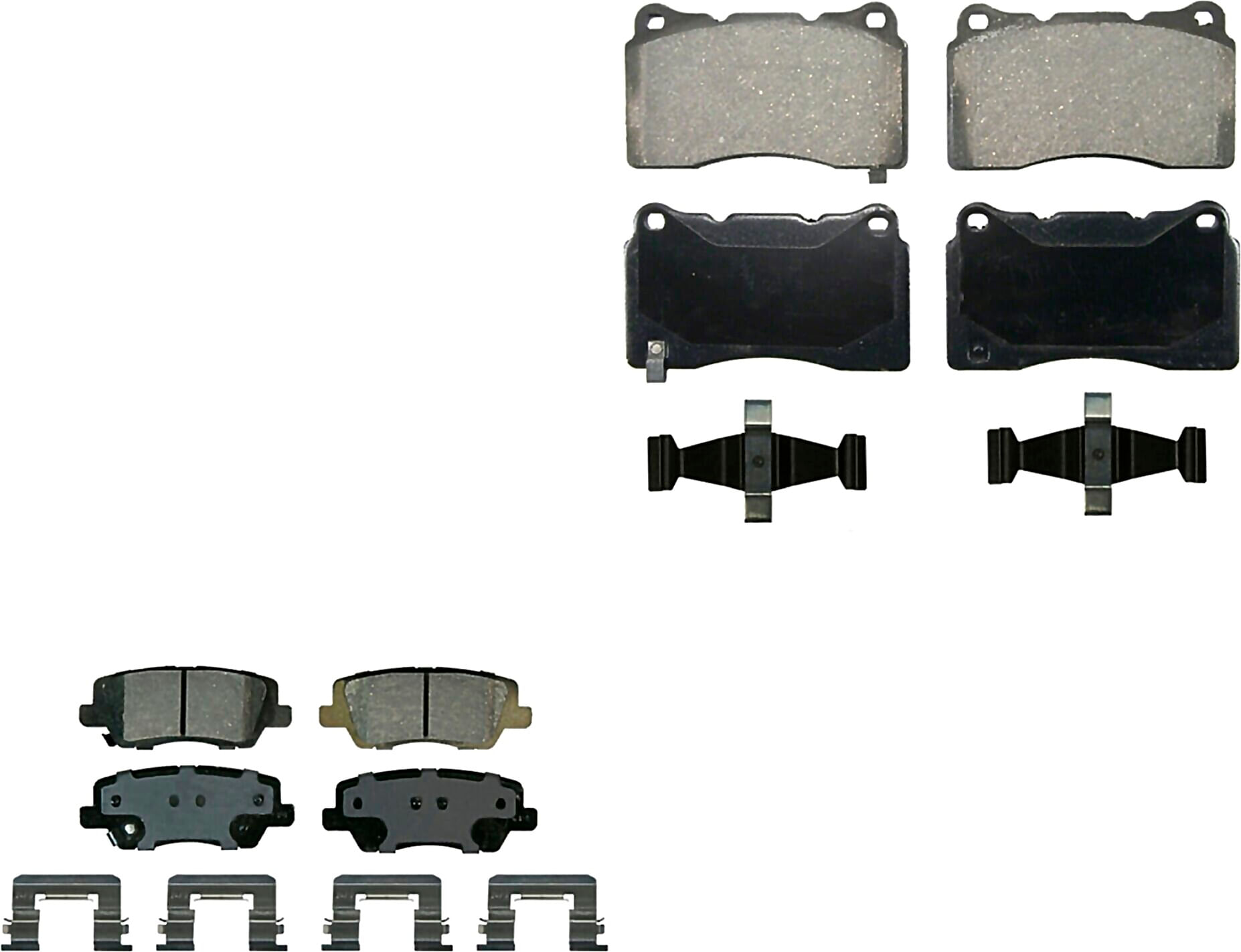 Kit De Balatas Ceramicas Delanteras Y Traseras