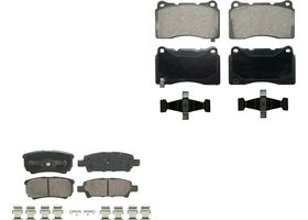 Kit De Balatas Ceramicas Delanteras Y Traseras