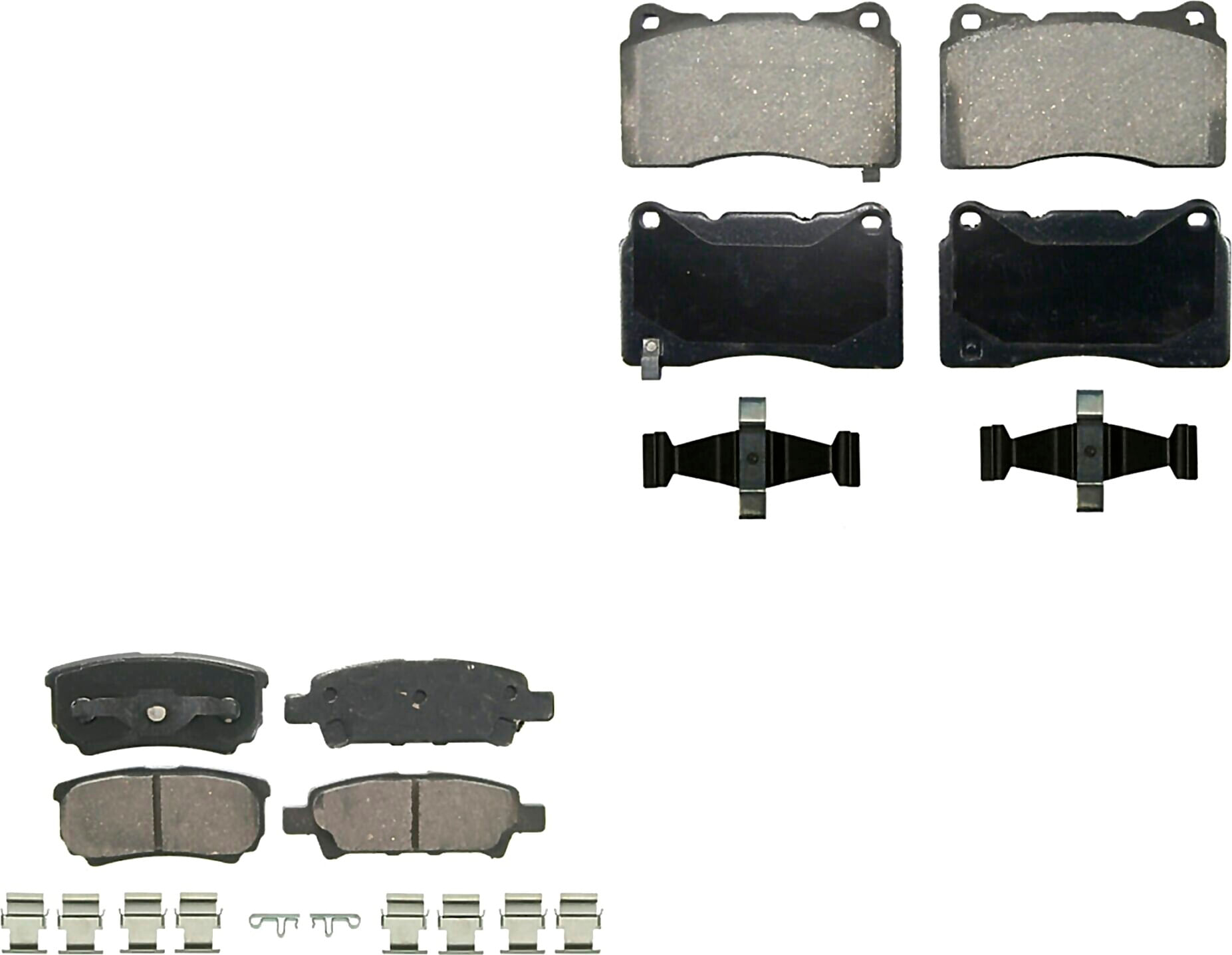 Kit De Balatas Ceramicas Delanteras Y Traseras