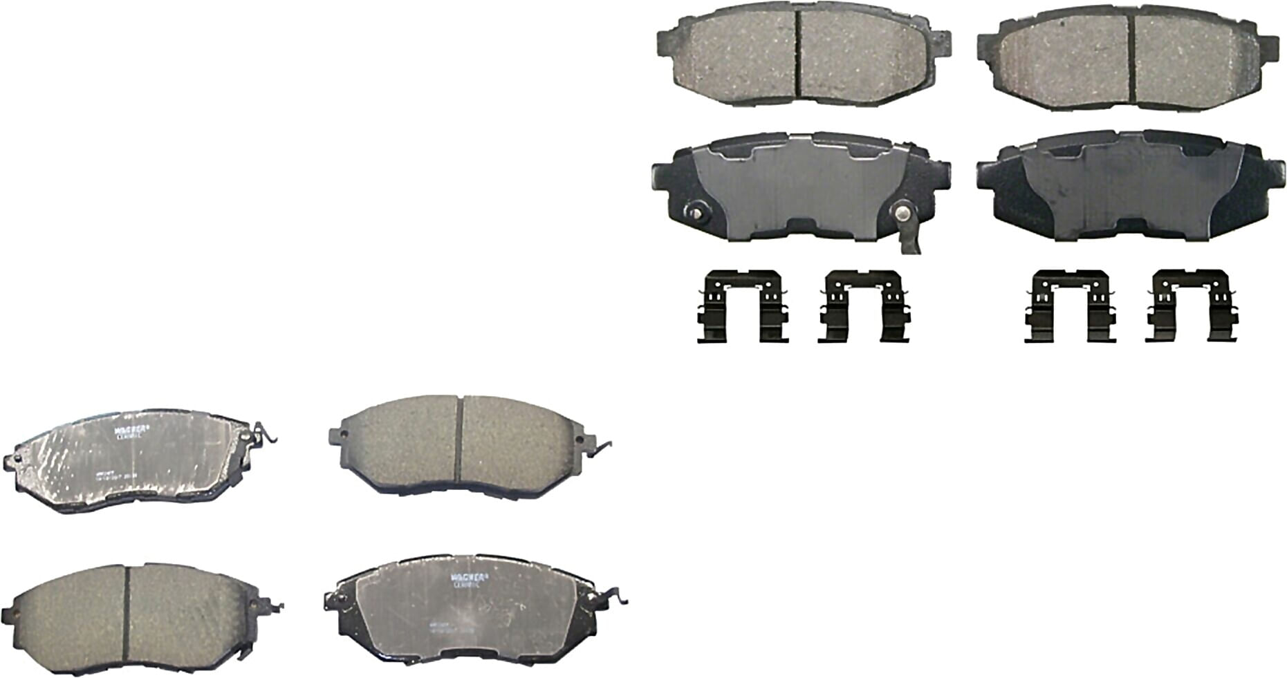 Kit De Balatas Ceramicas Delanteras Y Traseras