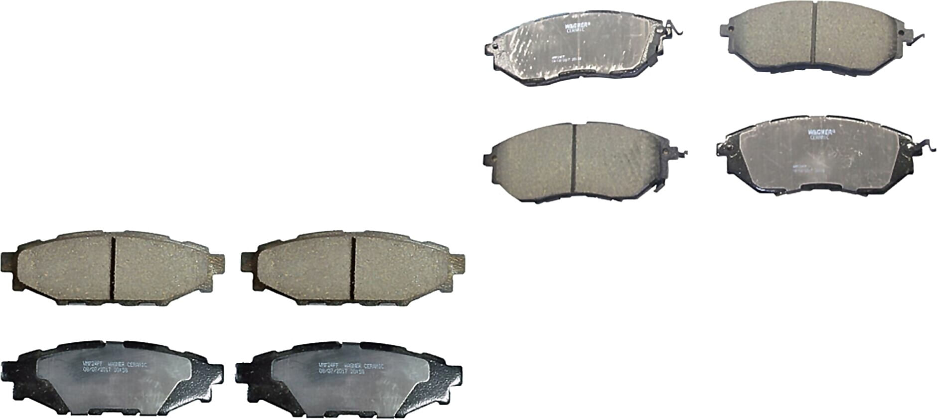 Kit De Balatas Ceramicas Delanteras Y Traseras