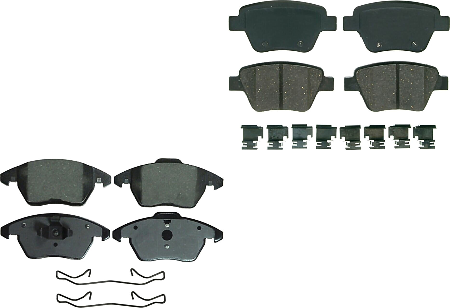 Kit De Balatas Ceramicas Delanteras Y Traseras