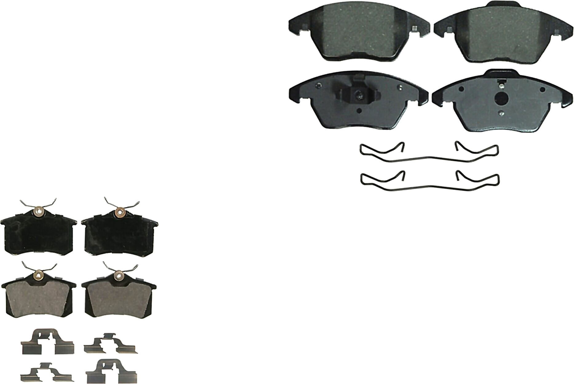 Kit De Balatas Ceramicas Delanteras Y Traseras