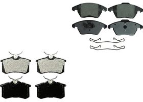 Kit De Balatas Ceramicas Delanteras Y Traseras