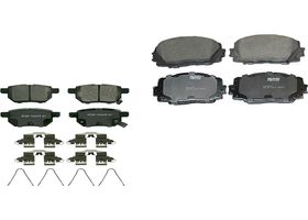 Kit De Balatas Ceramicas Delanteras Y Traseras