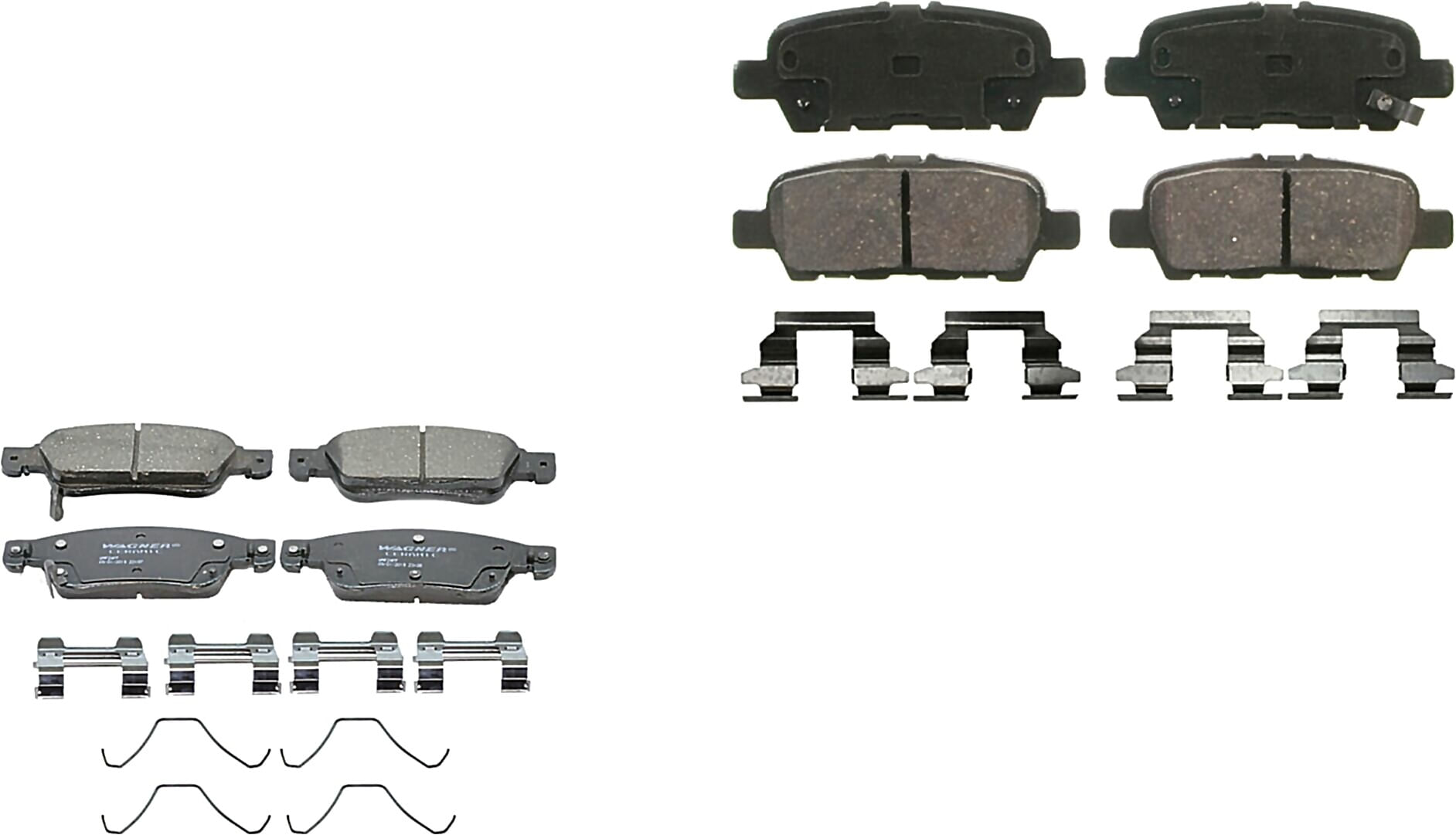 Kit De Balatas Ceramicas Delanteras Y Traseras