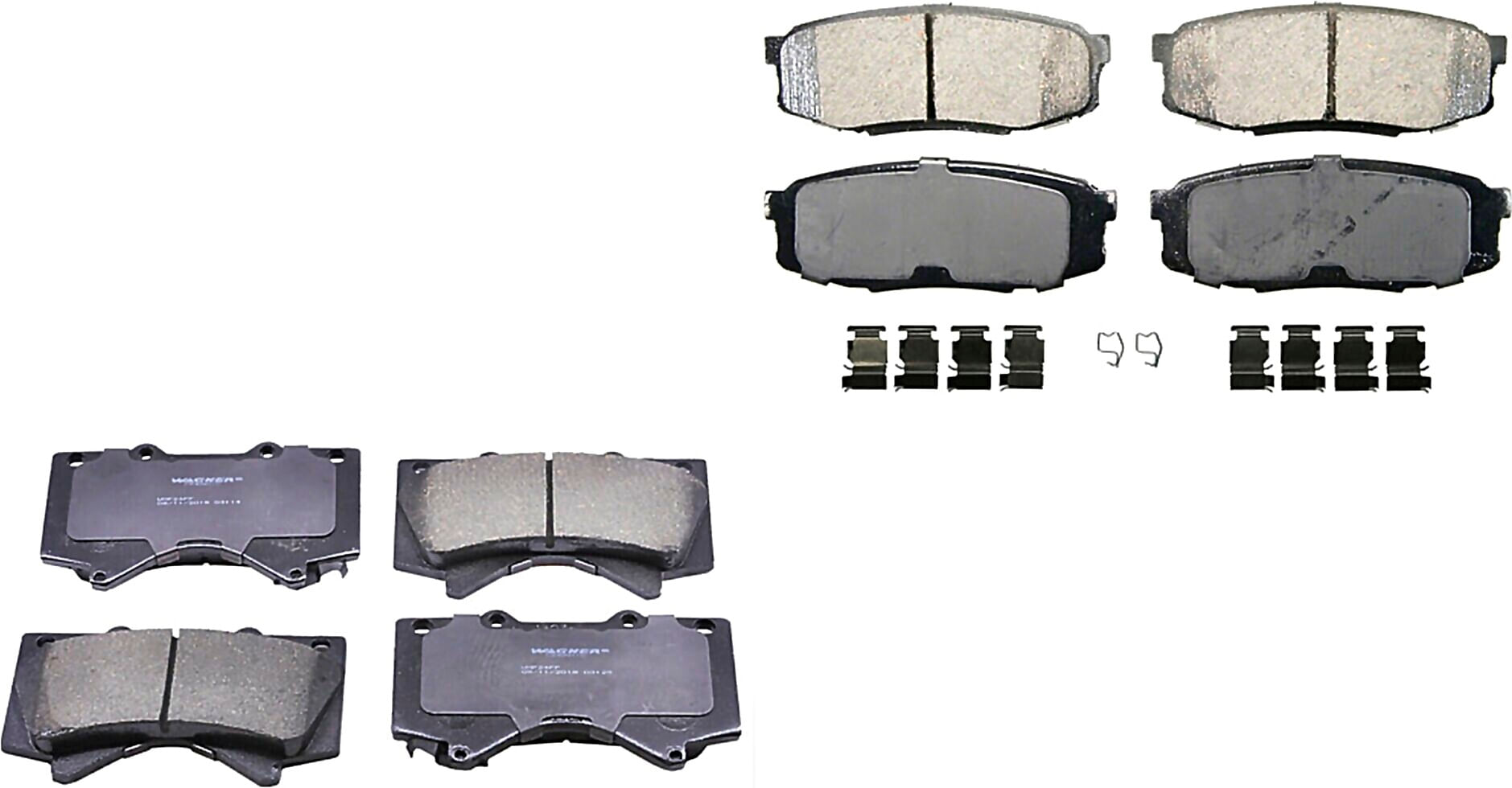 Kit De Balatas Ceramicas Delanteras Y Traseras
