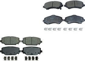 Kit De Balatas Ceramicas Delanteras Y Traseras