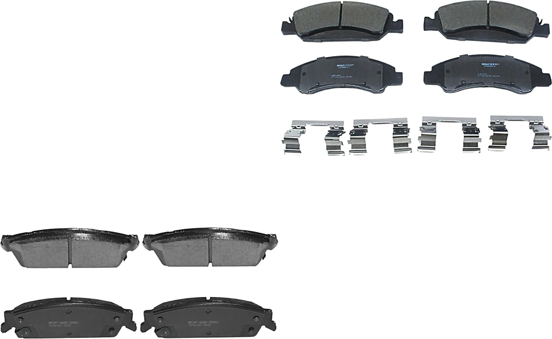 Kit De Balatas Ceramicas Delanteras Y Traseras