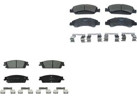 Kit De Balatas Ceramicas Delanteras Y Traseras