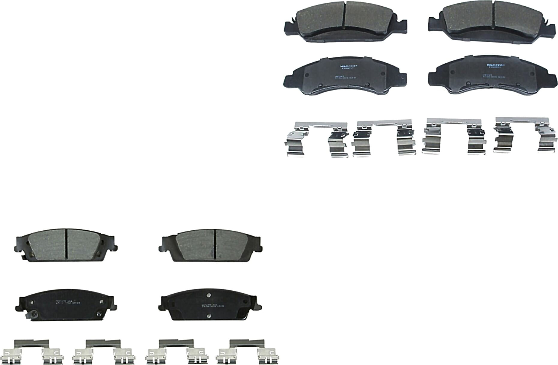 Kit De Balatas Ceramicas Delanteras Y Traseras