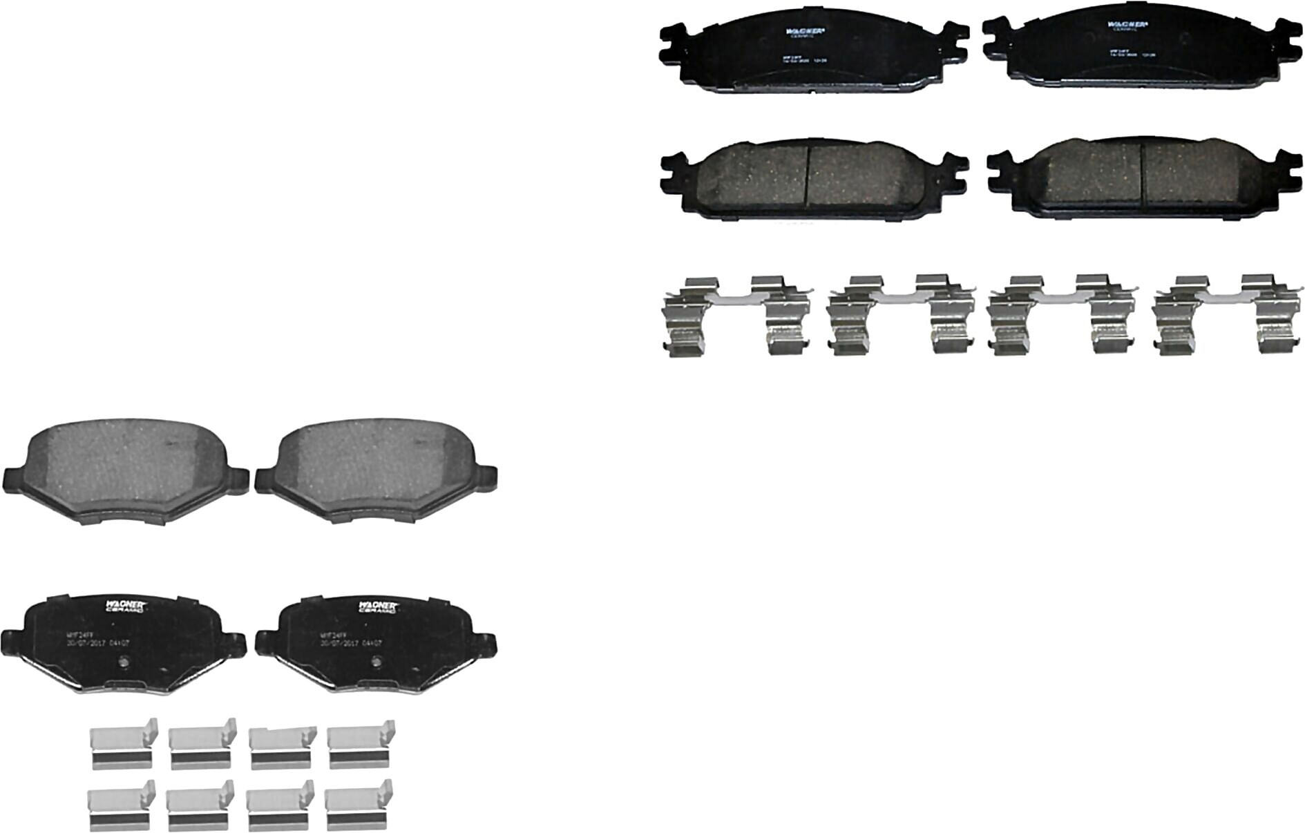 Kit De Balatas Ceramicas Delanteras Y Traseras