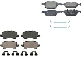Kit De Balatas Ceramicas Delanteras Y Traseras