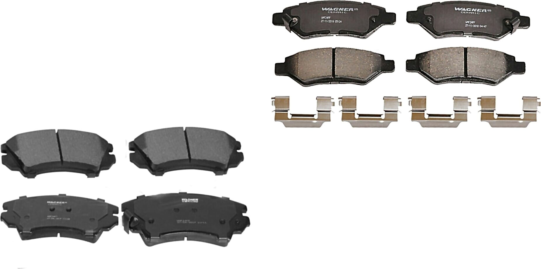 Kit De Balatas Ceramicas Delanteras Y Traseras