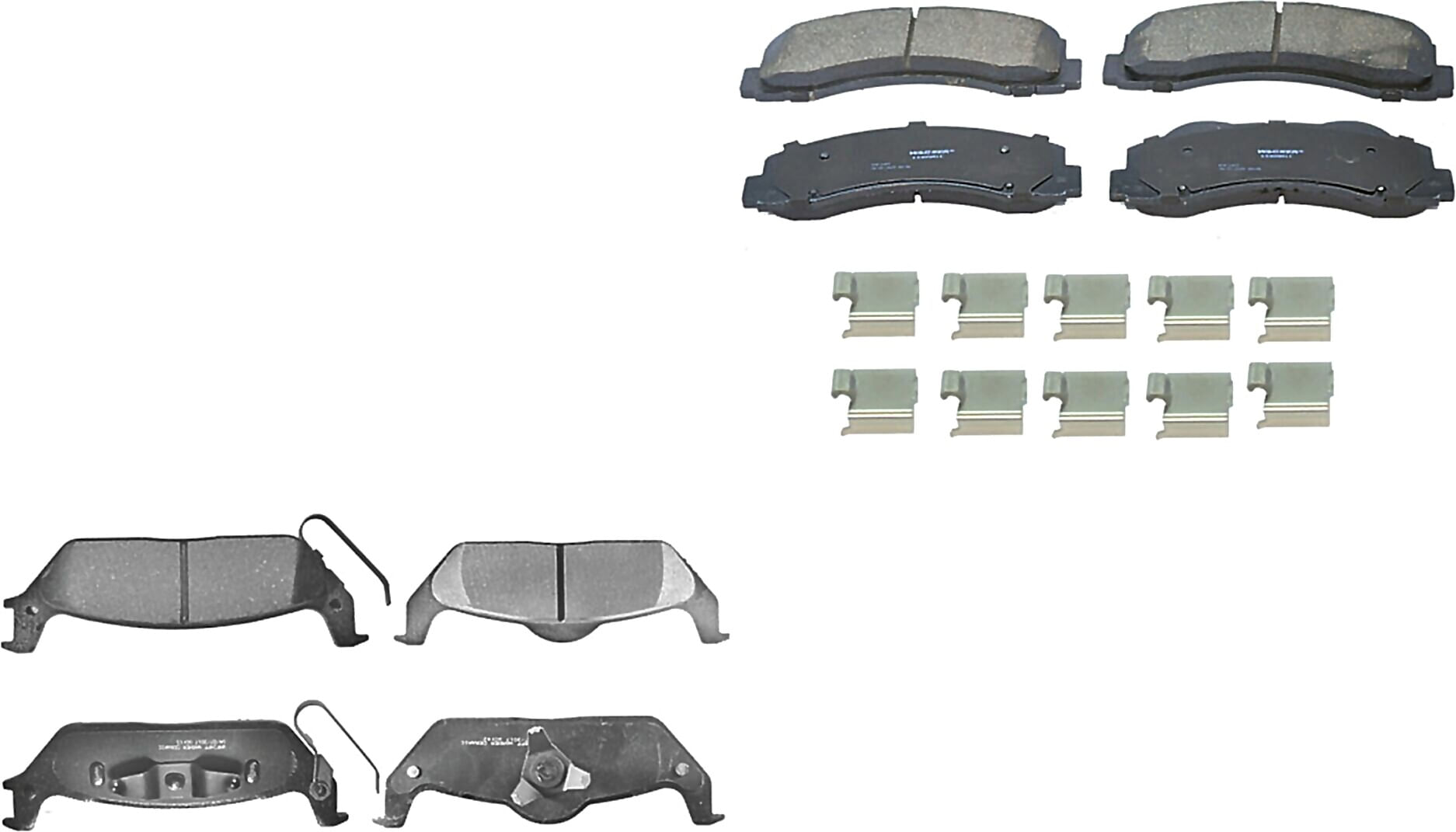 Kit De Balatas Ceramicas Delanteras Y Traseras
