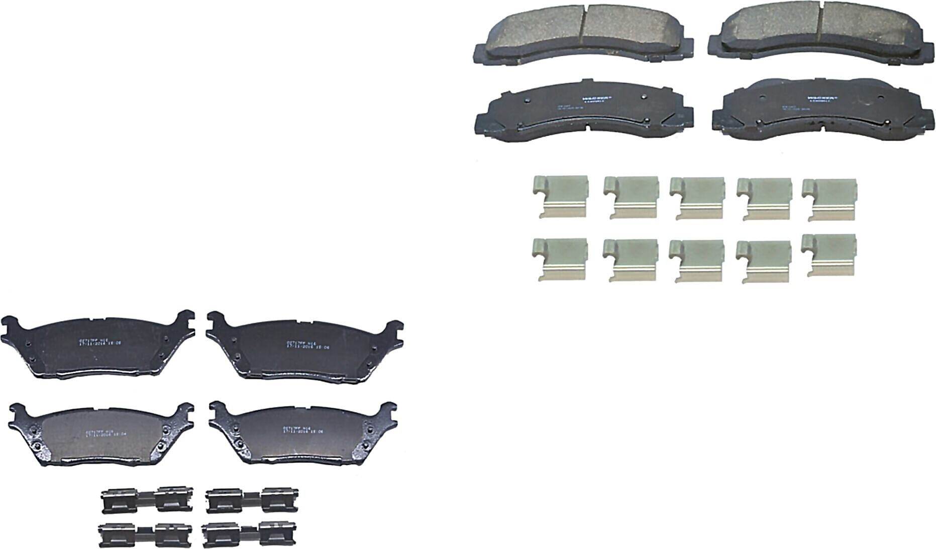 Kit De Balatas Ceramicas Delanteras Y Traseras