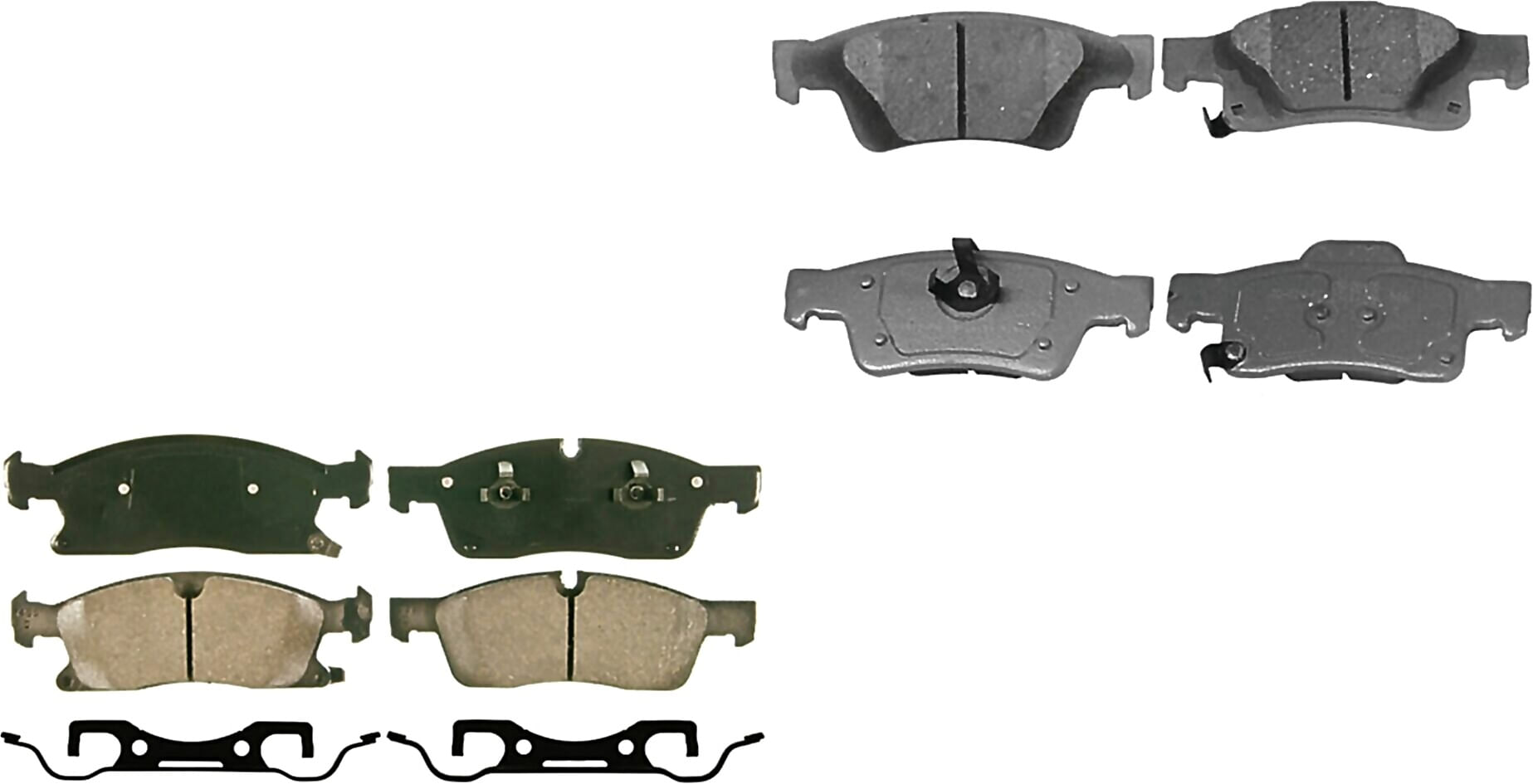 Kit De Balatas Ceramicas Delanteras Y Traseras