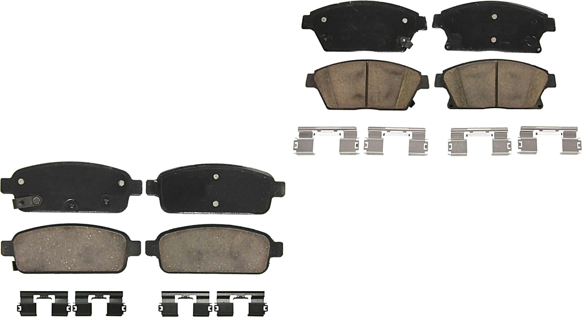 Kit De Balatas Ceramicas Delanteras Y Traseras