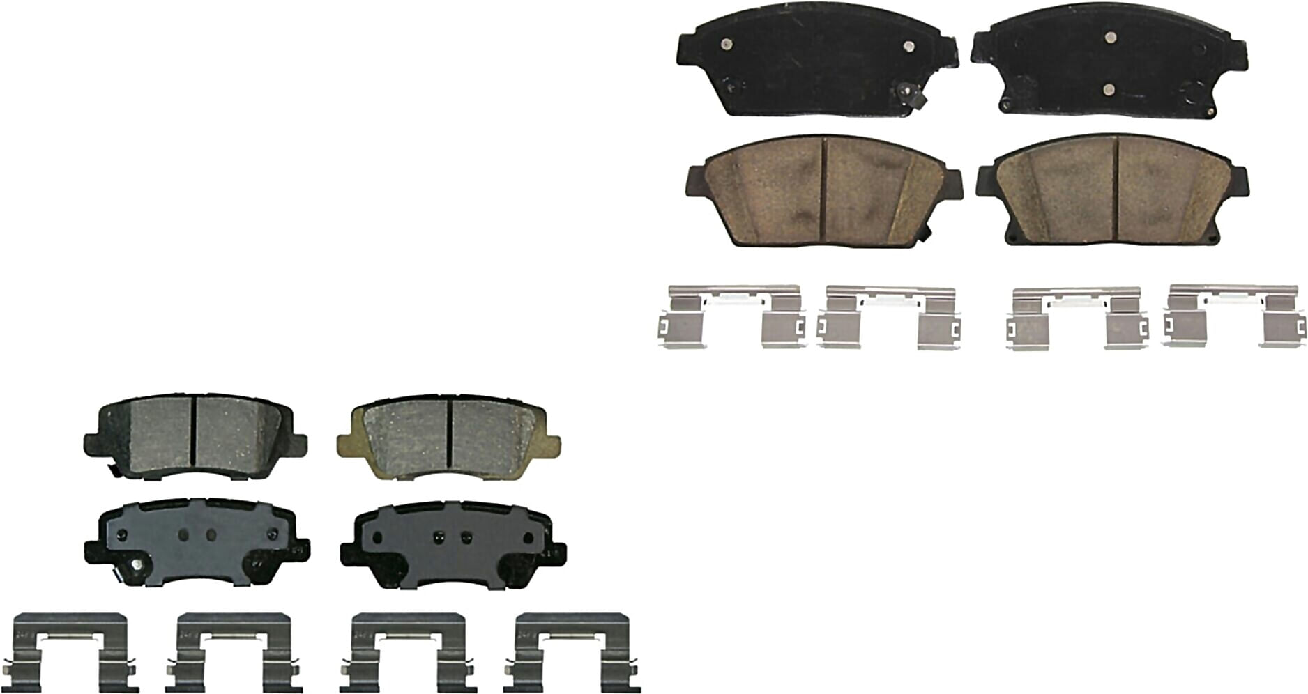 Kit De Balatas Ceramicas Delanteras Y Traseras