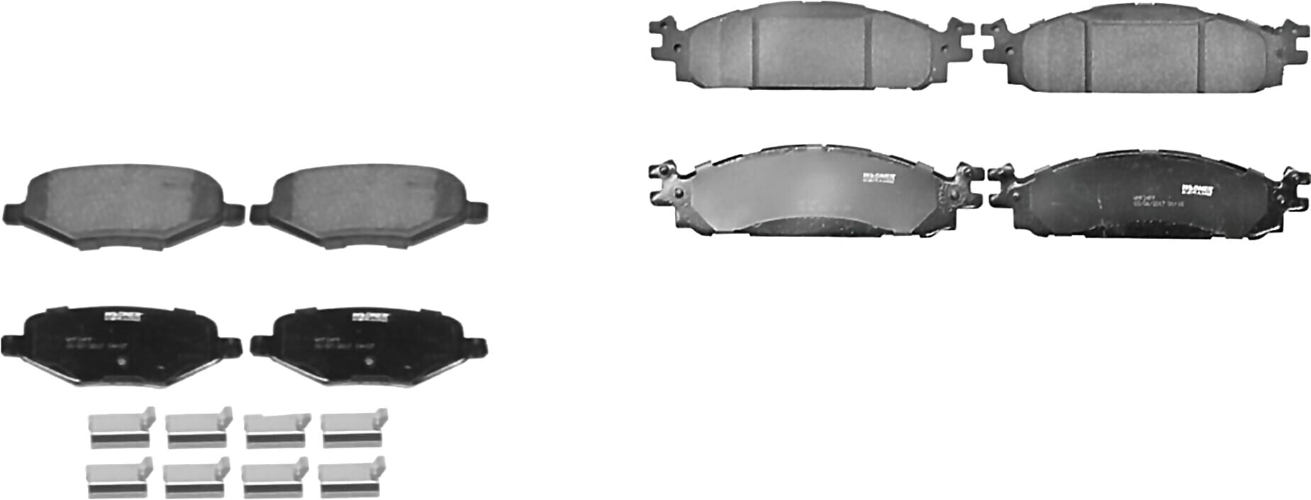 Kit De Balatas Ceramicas Delanteras Y Traseras