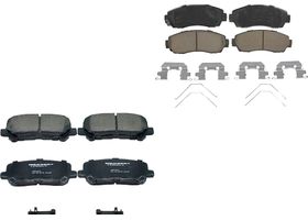 Kit De Balatas Ceramicas Delanteras Y Traseras