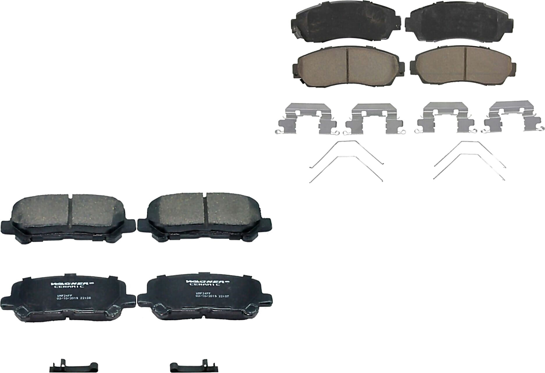 Kit De Balatas Ceramicas Delanteras Y Traseras