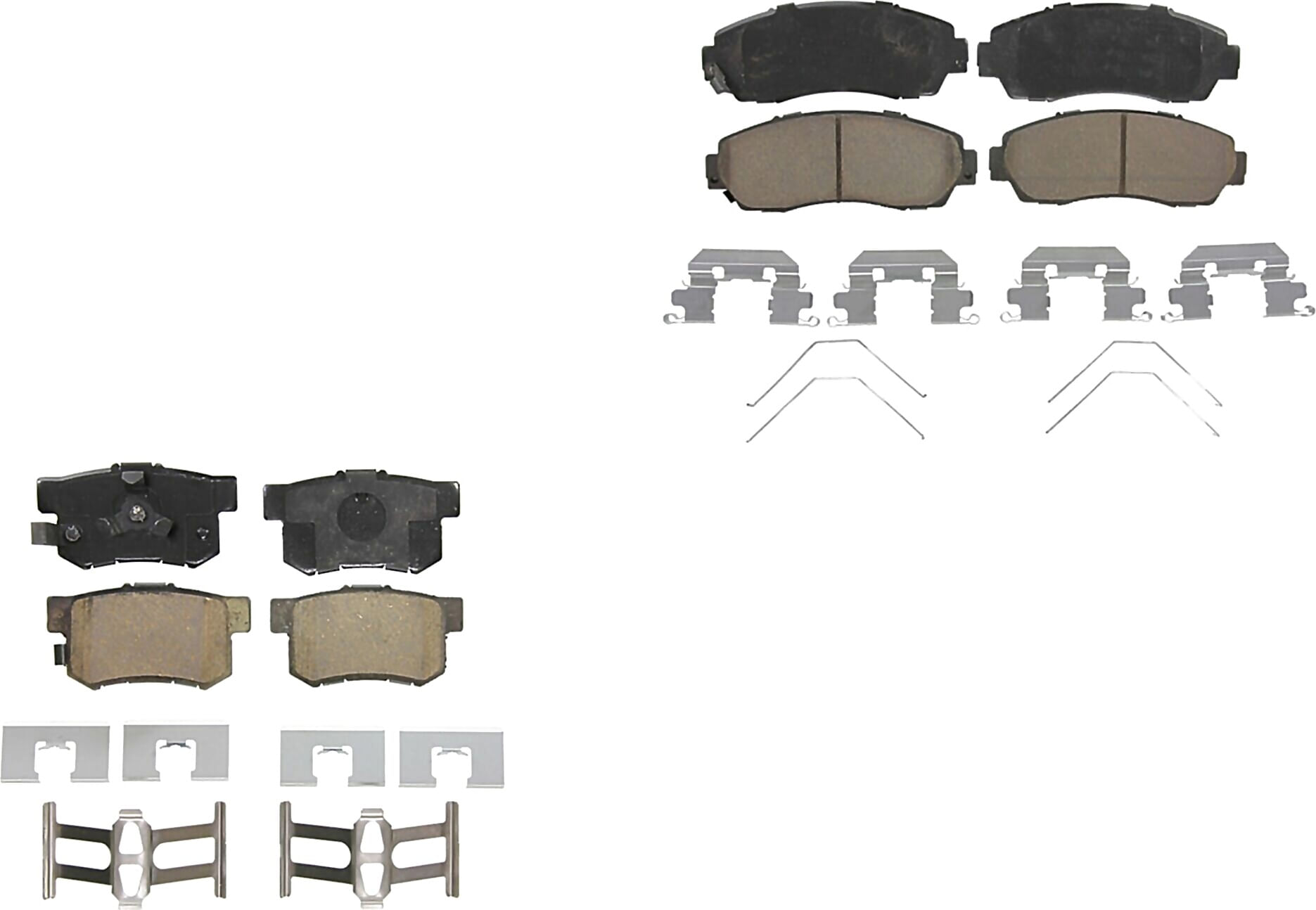 Kit De Balatas Ceramicas Delanteras Y Traseras