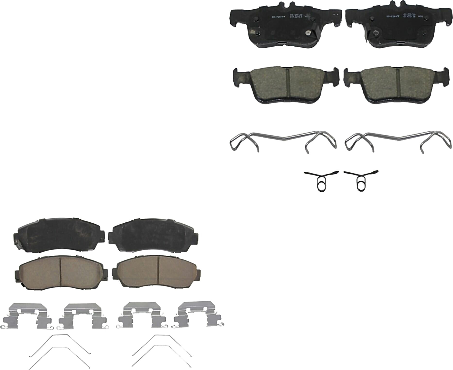 Kit De Balatas Ceramicas Delanteras Y Traseras
