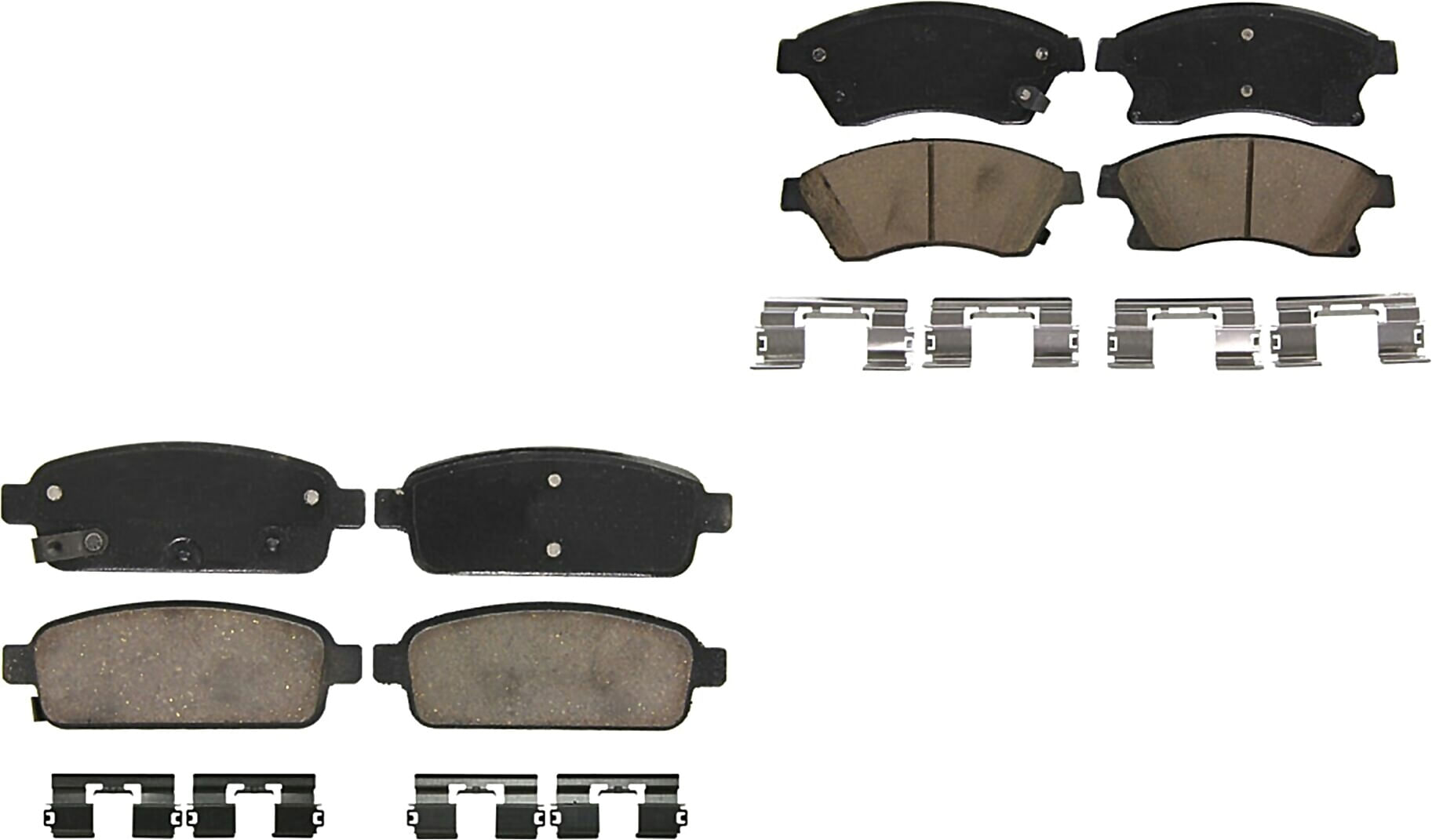 Kit De Balatas Ceramicas Delanteras Y Traseras