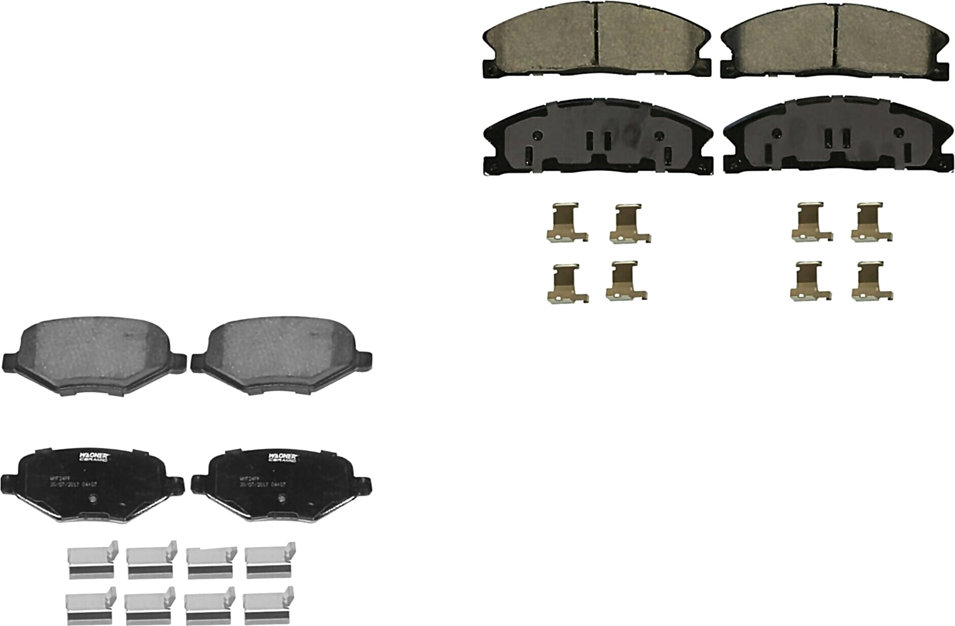 Kit De Balatas Ceramicas Delanteras Y Traseras