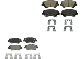 Kit De Balatas Ceramicas Delanteras Y Traseras