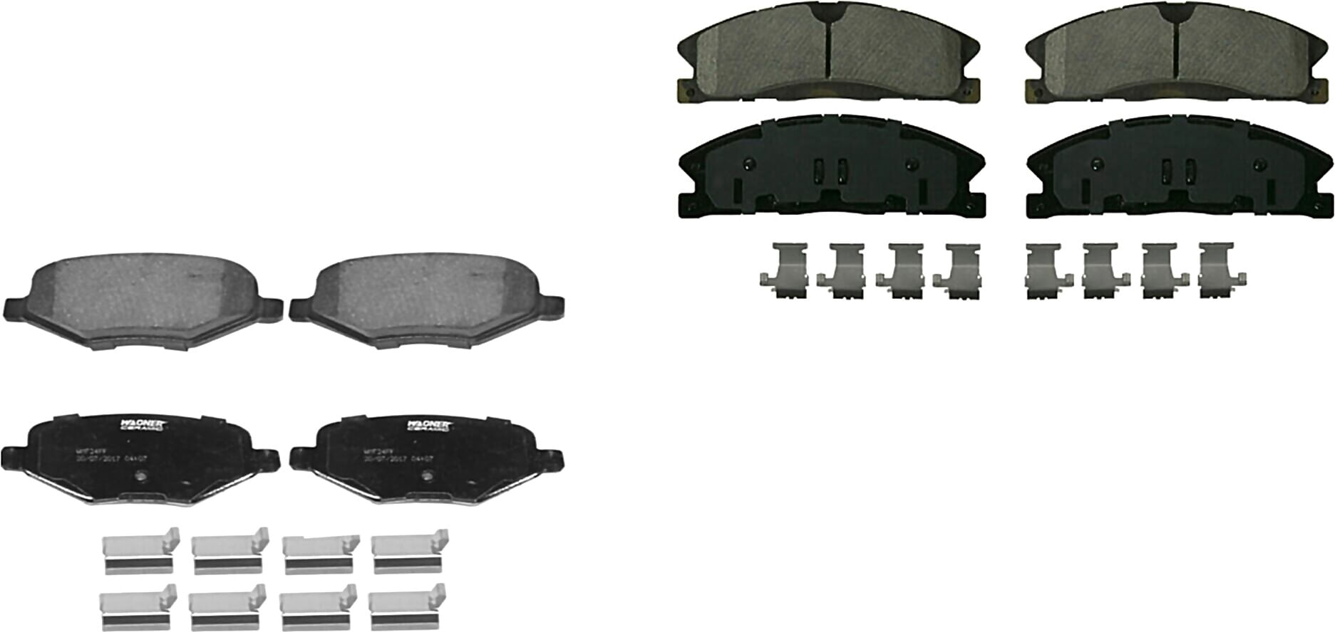 Kit De Balatas Ceramicas Delanteras Y Traseras