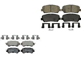 Kit De Balatas Ceramicas Delanteras Y Traseras