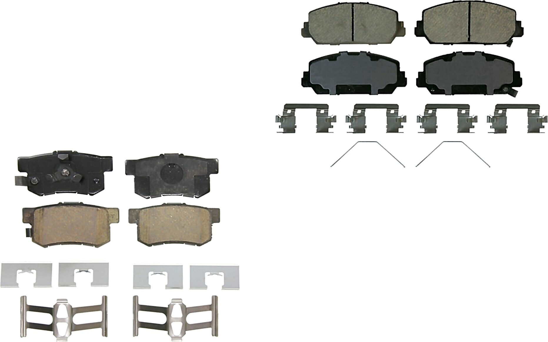 Kit De Balatas Ceramicas Delanteras Y Traseras