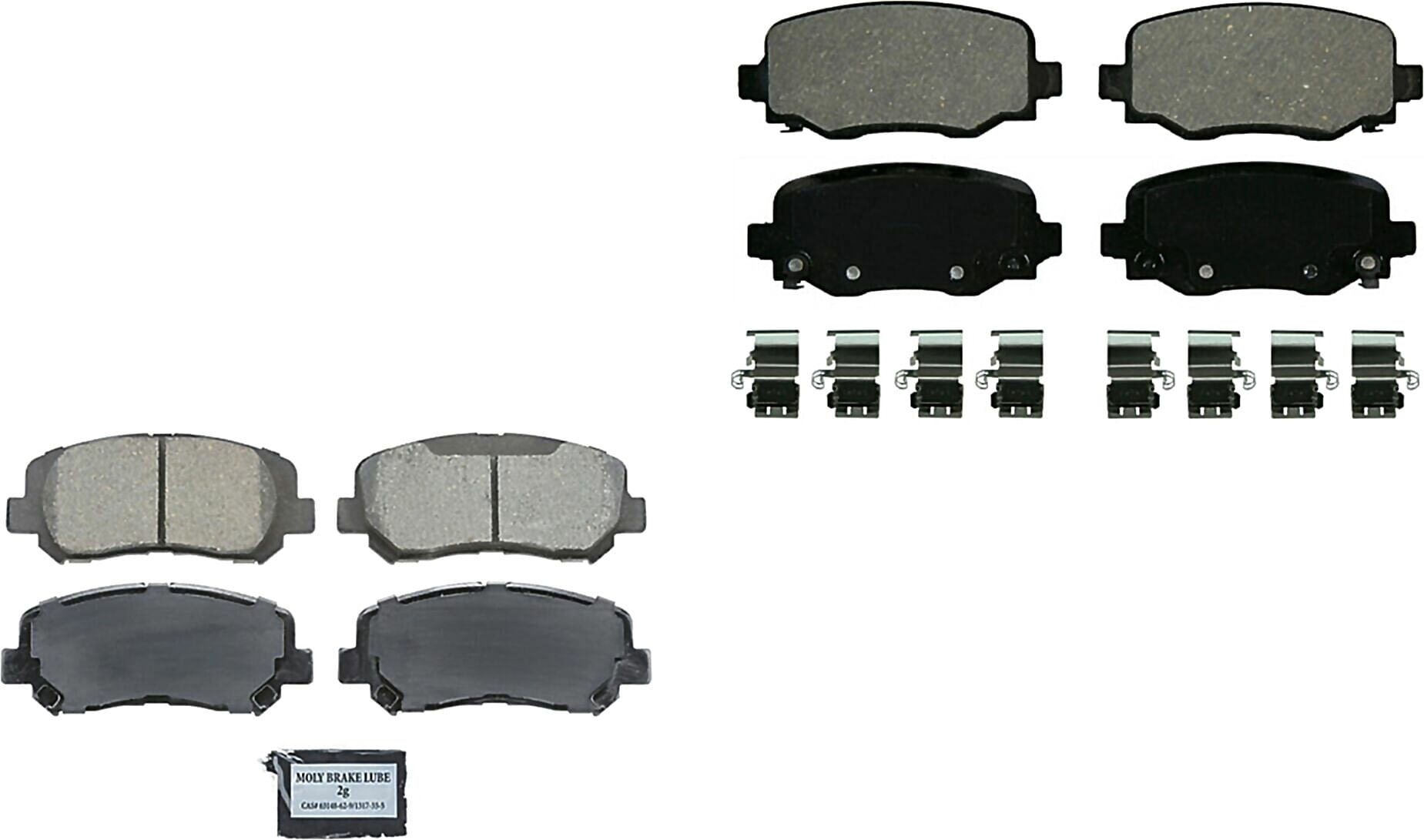 Kit De Balatas Ceramicas Delanteras Y Traseras