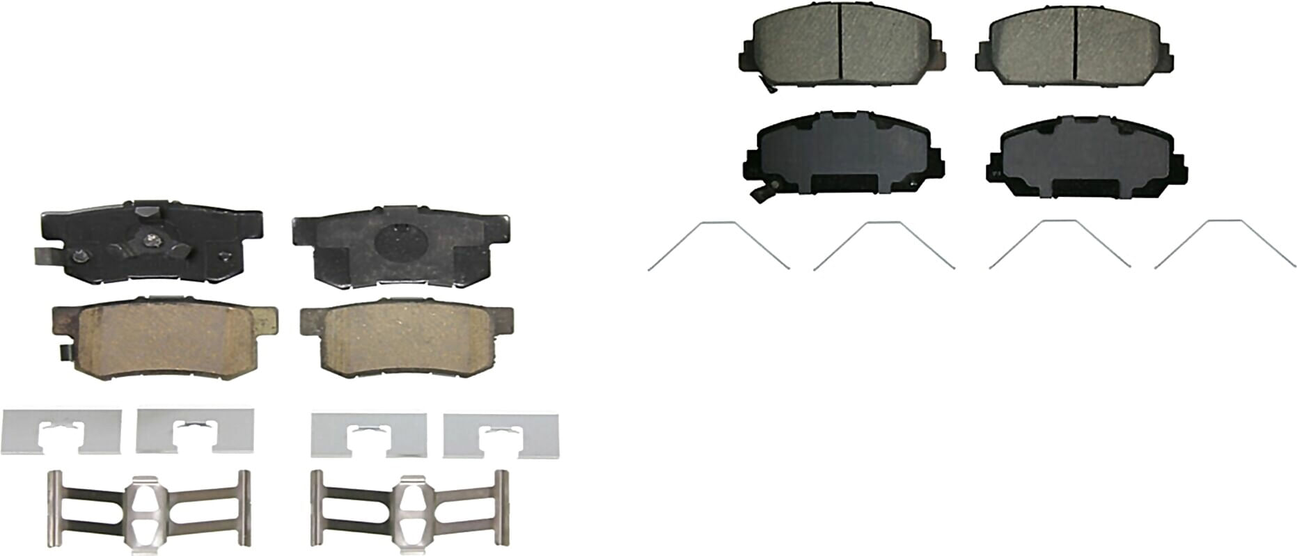 Kit De Balatas Ceramicas Delanteras Y Traseras