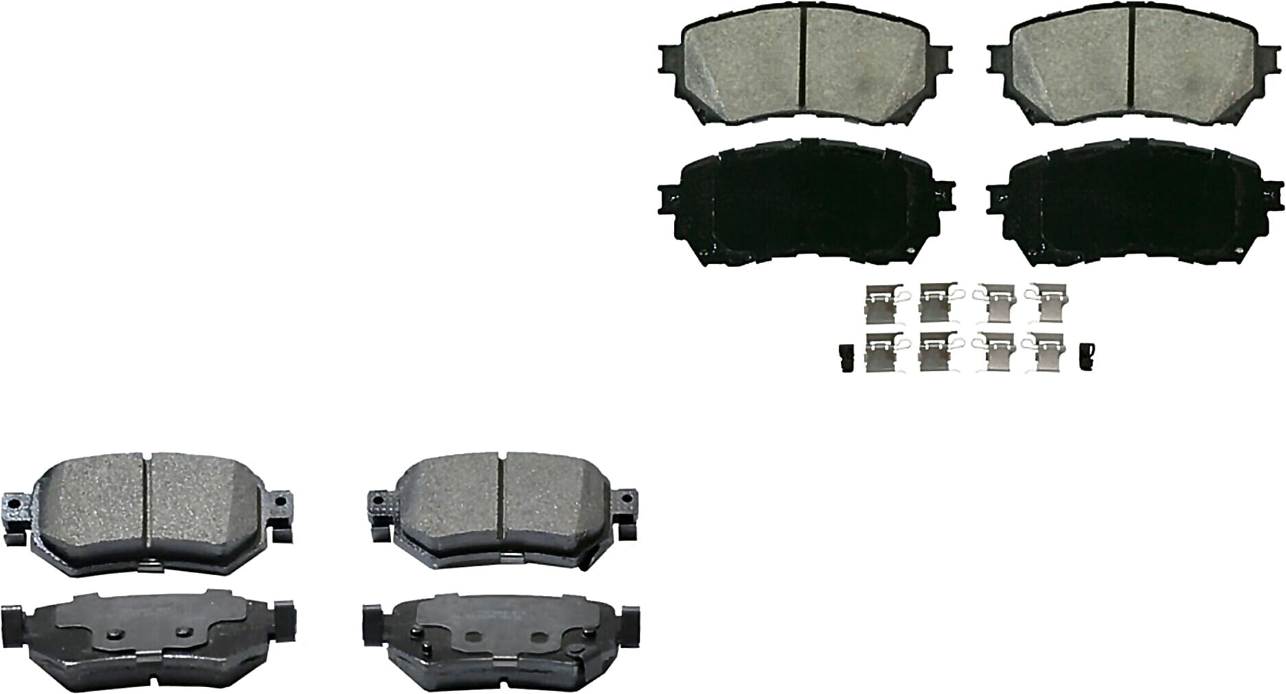Kit De Balatas Ceramicas Delanteras Y Traseras