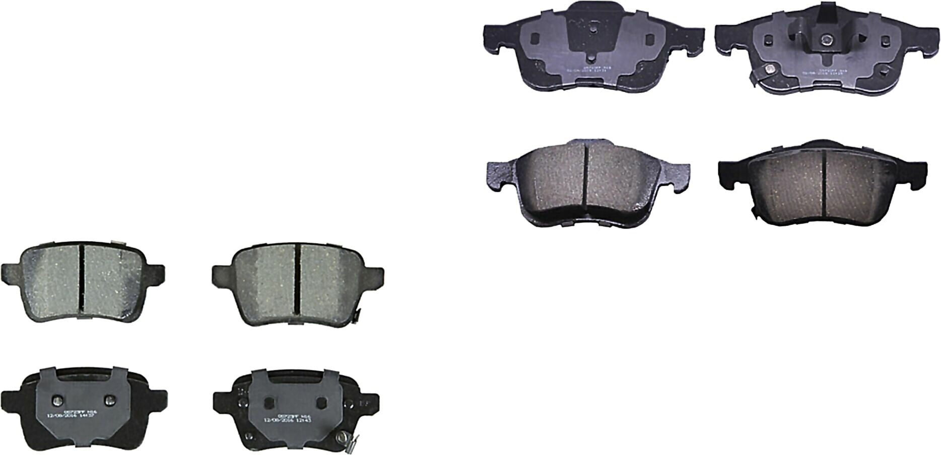 Kit De Balatas Ceramicas Delanteras Y Traseras