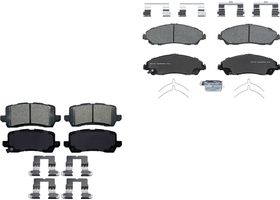 Kit De Balatas Ceramicas Delanteras Y Traseras