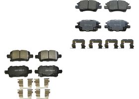 Kit De Balatas Ceramicas Delanteras Y Traseras