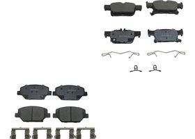 Kit De Balatas Ceramicas Delanteras Y Traseras