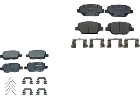 Kit De Balatas Ceramicas Delanteras Y Traseras