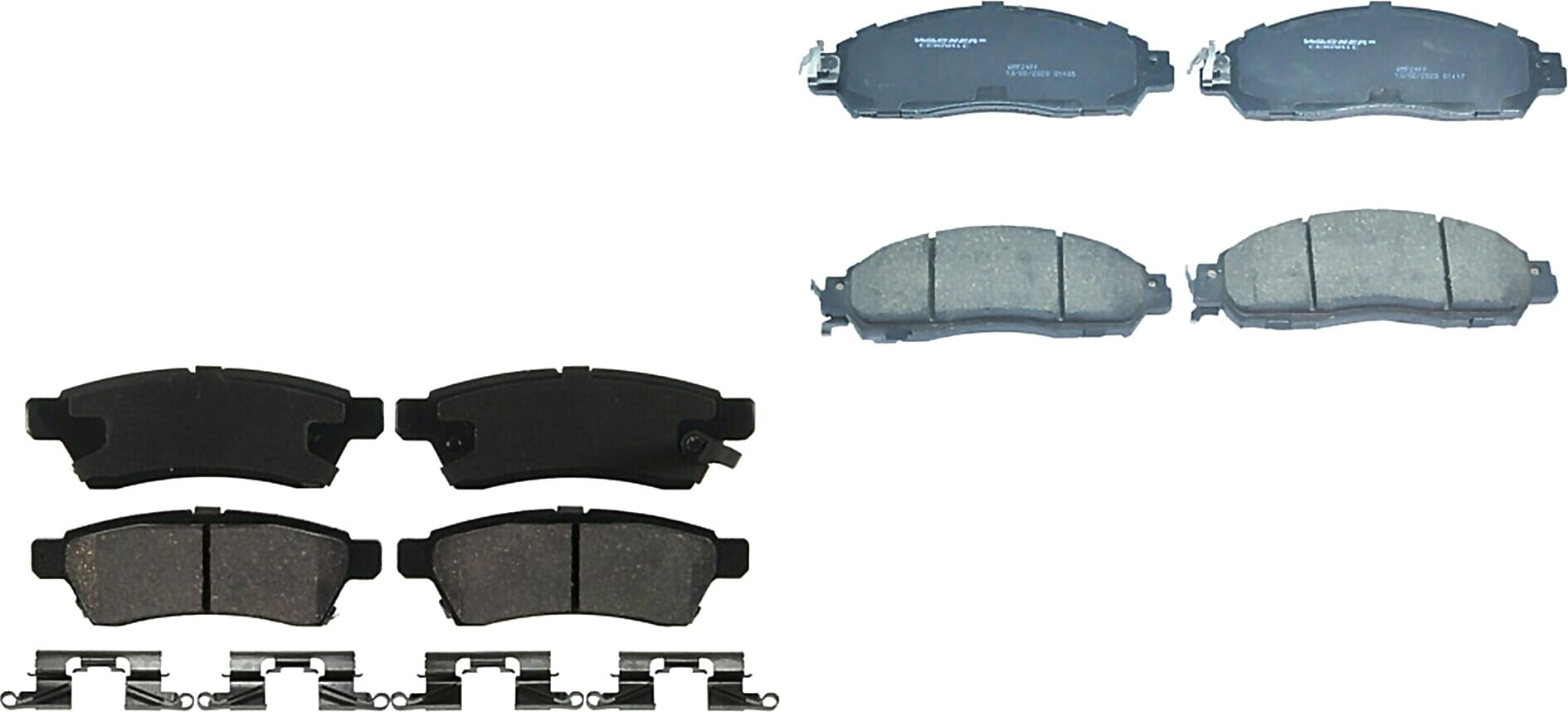 Kit De Balatas Ceramicas Delanteras Y Traseras