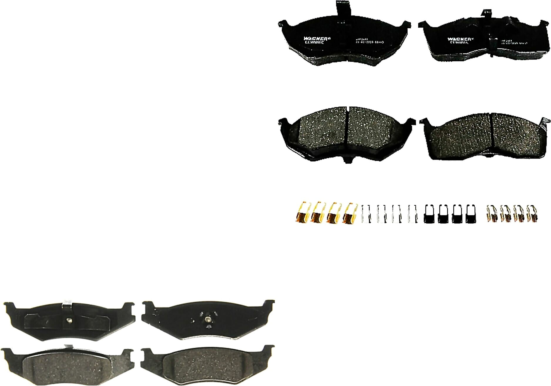 Kit De Balatas Ceramicas Delanteras Y Traseras